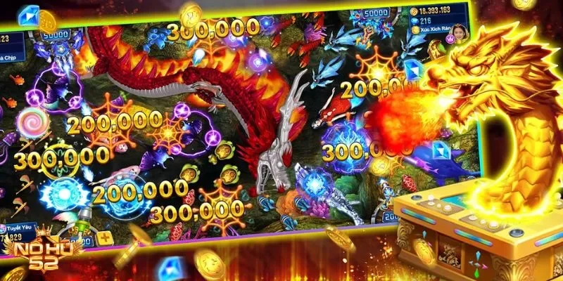 Tham gia Tiền Long đánh cá tại Nohu52 để nhận jackpot giá trị lớn