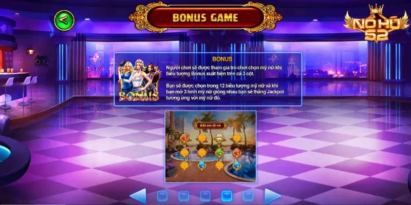 Bonus game đem đến phần thưởng khủng